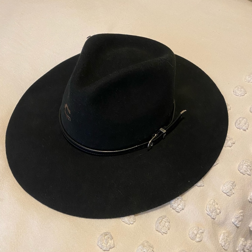 Signed CJ Charlie 1 Horse Highway Felt Hat